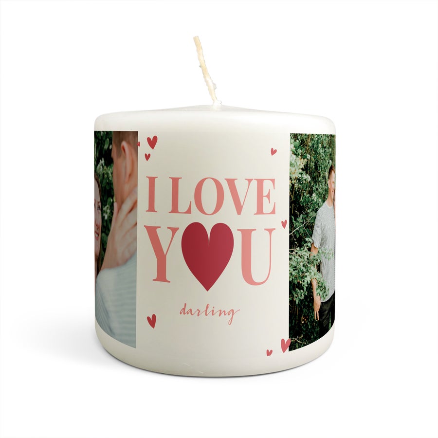 Personalised Candle - 9 x 10 cm