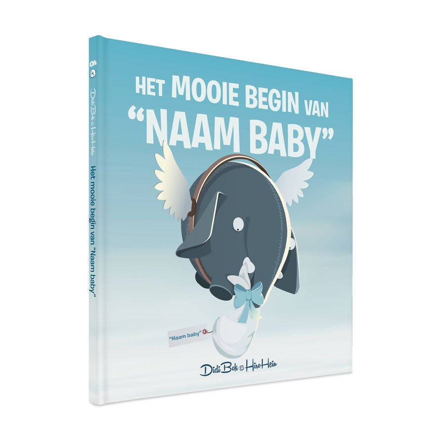 Babyboek met naam, foto, geslacht en geboortedatum - Hardcover