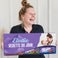 Méga tablette de chocolat Milka personnalisée Méga tablette de chocolat Milka personnalisée