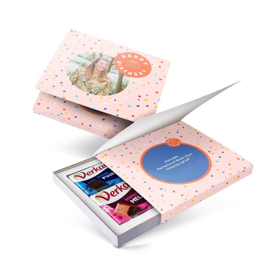 Cutie cadou personalizată Verkade - General (2 bare) Cutie cadou personalizată Verkade - General (2 bare)