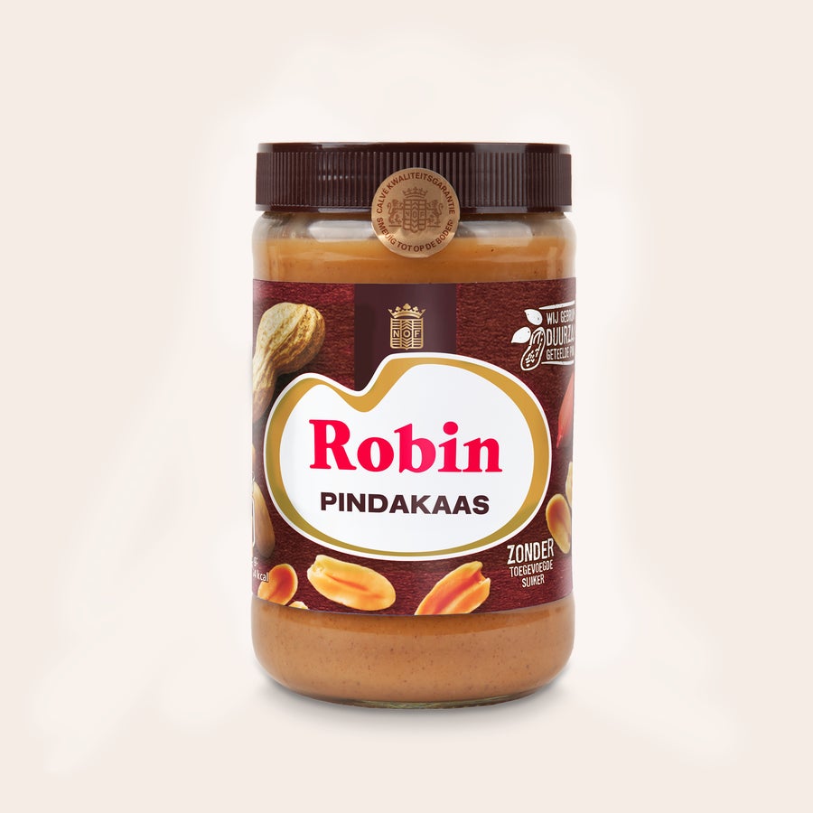 Calvé pindakaas pot met naam Calvé pindakaas pot met naam
