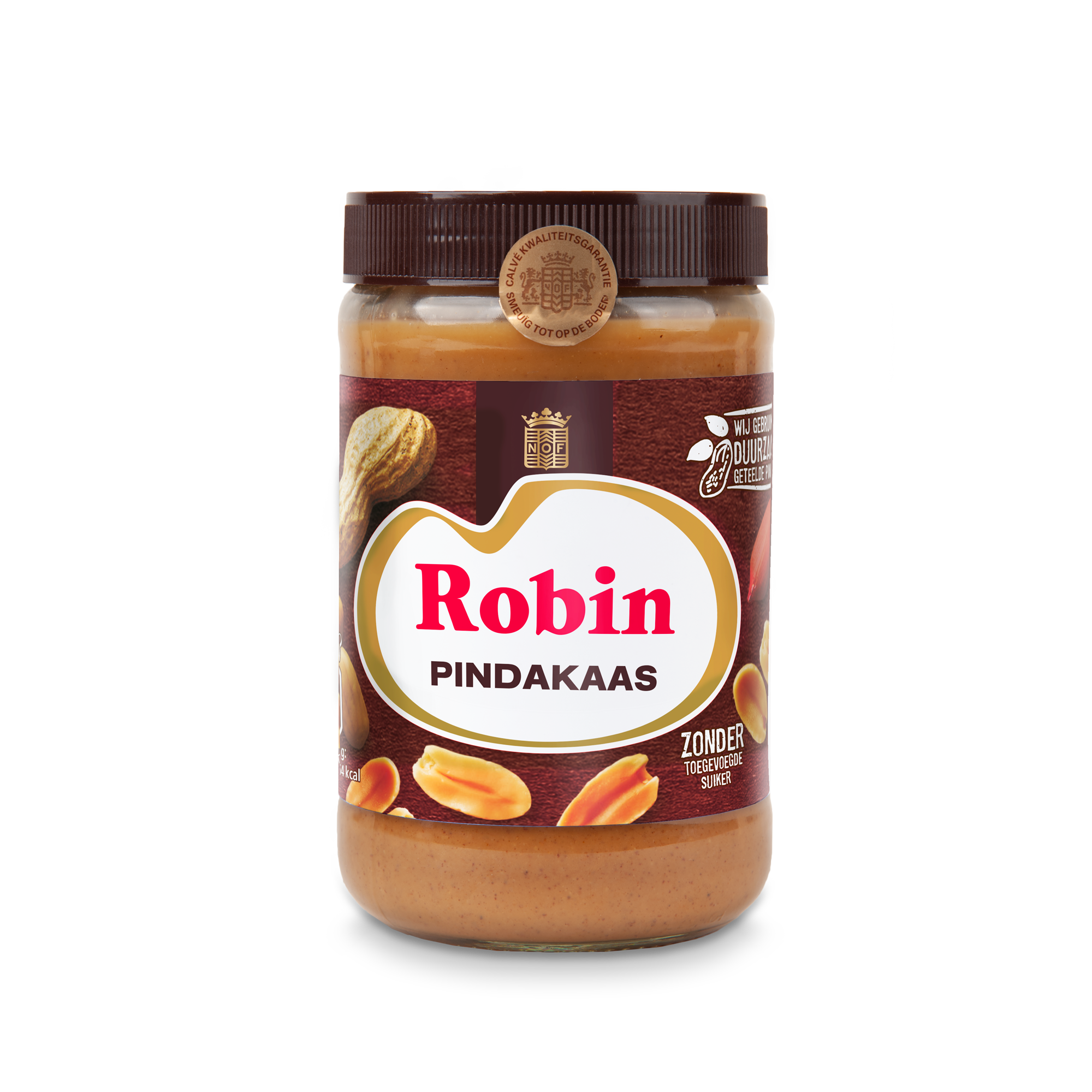 Calvé pindakaas pot met naam