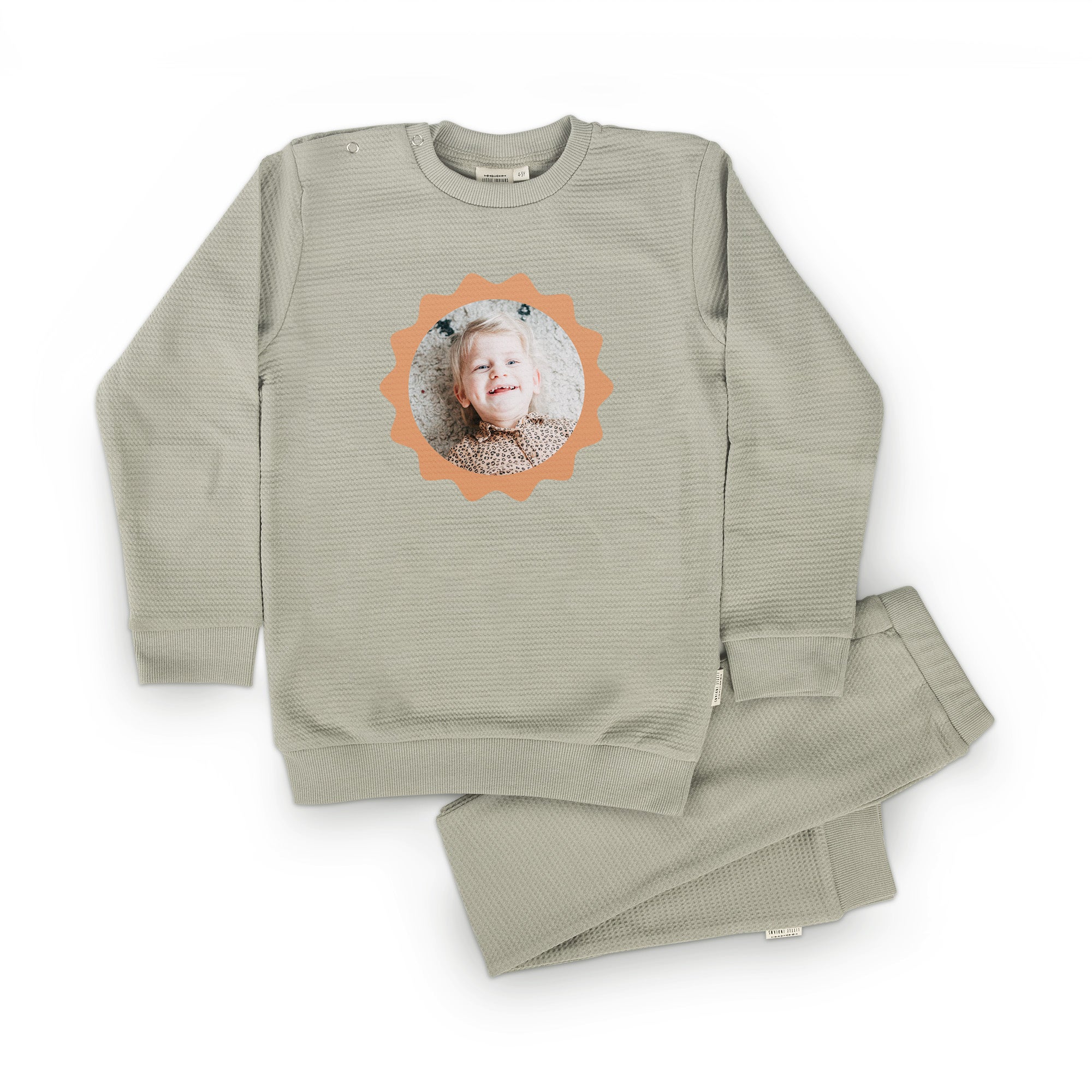 Kinderpyjama bedrukken - Groen - 3/4 jaar Kinderpyjama bedrukken - Groen - 3/4 jaar