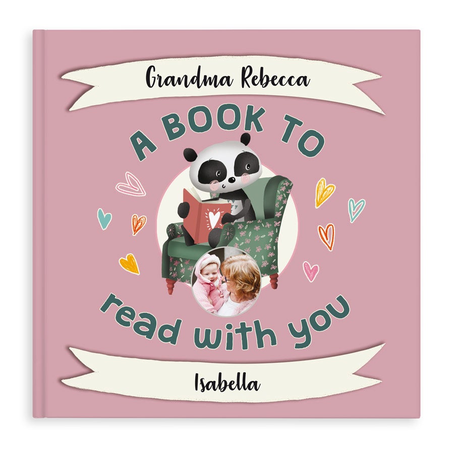 Book for Grandma with name - Hardcover