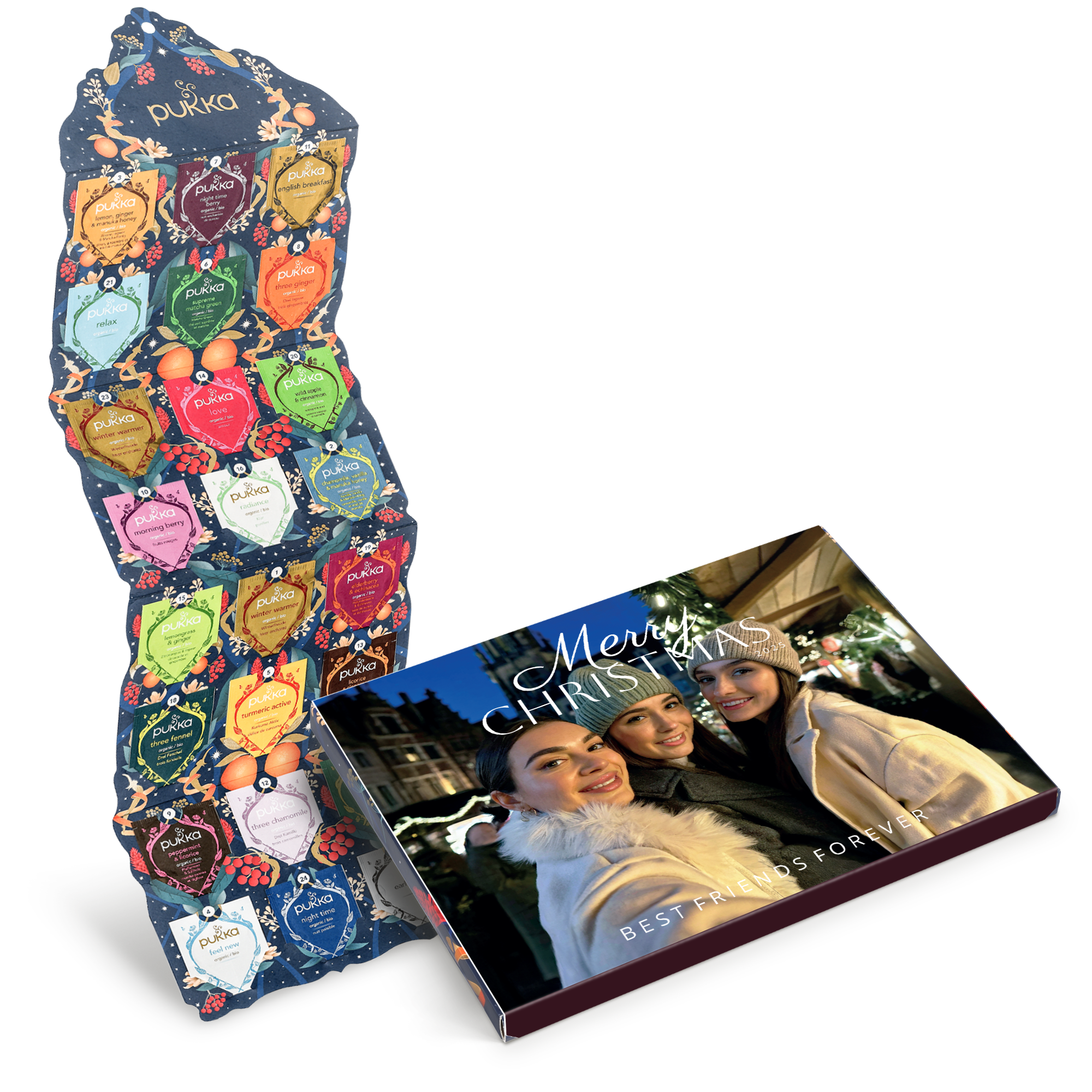 Tea advent calendar with your own design - Pukka