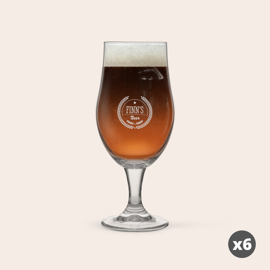 Spezial Bier Glas mit Gravur Spezial Bier Glas mit Gravur