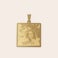 Necklace with square pendant Necklace with square pendant