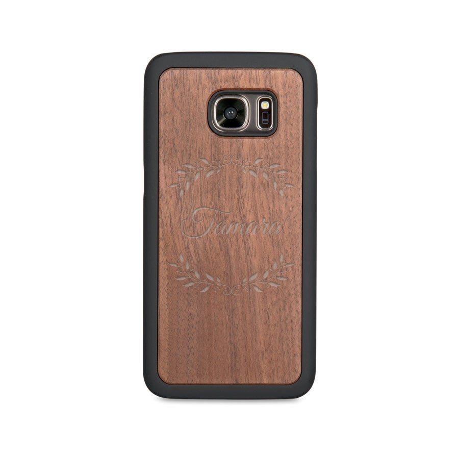 Houten telefoonhoesje graveren - Samsung Galaxy s7