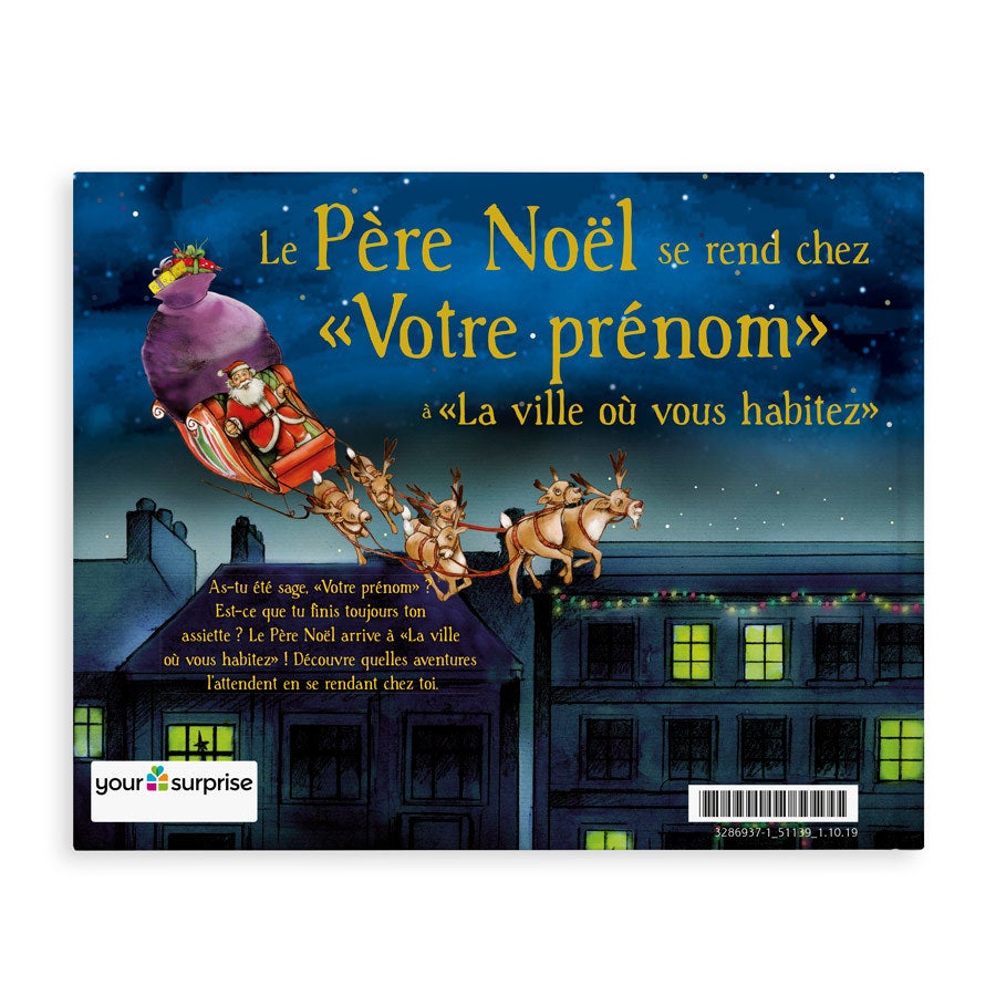 Le Père Noël arrive - Livre personnalisé