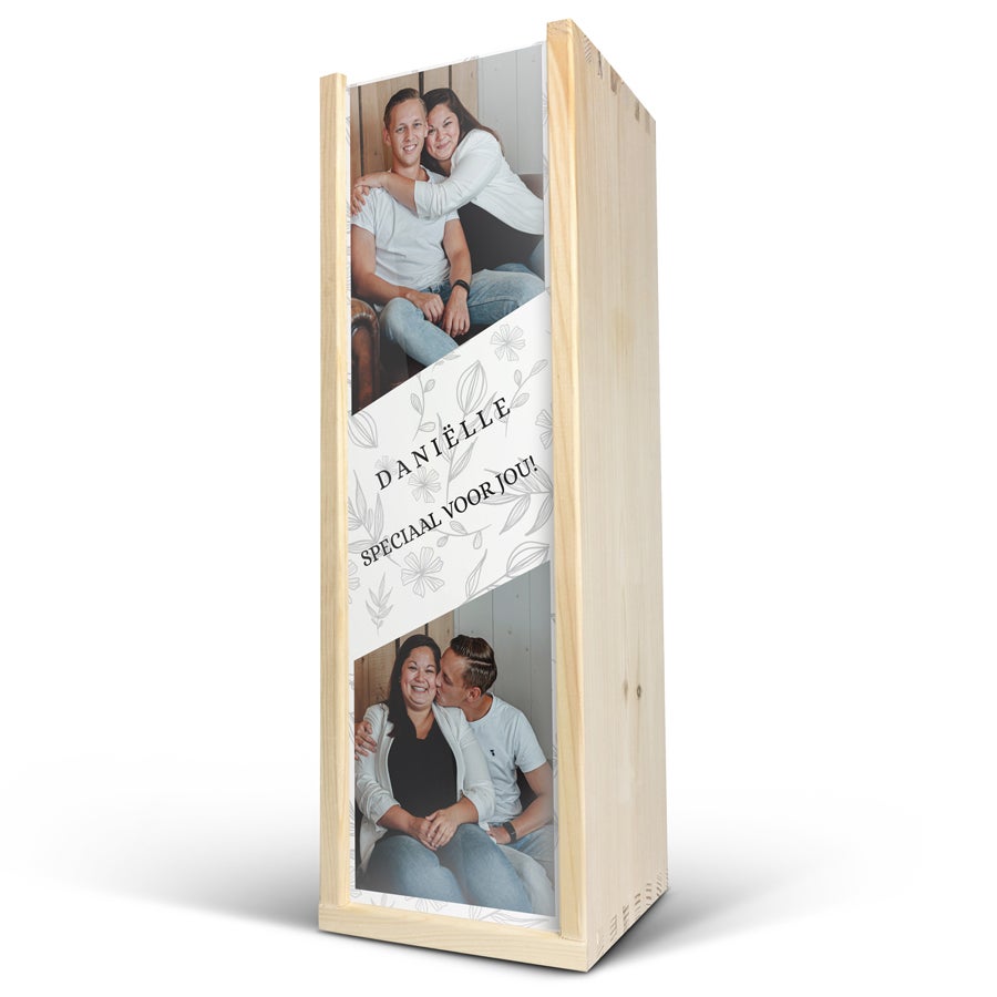 Magnum wijnkist - Chromaluxe deksel