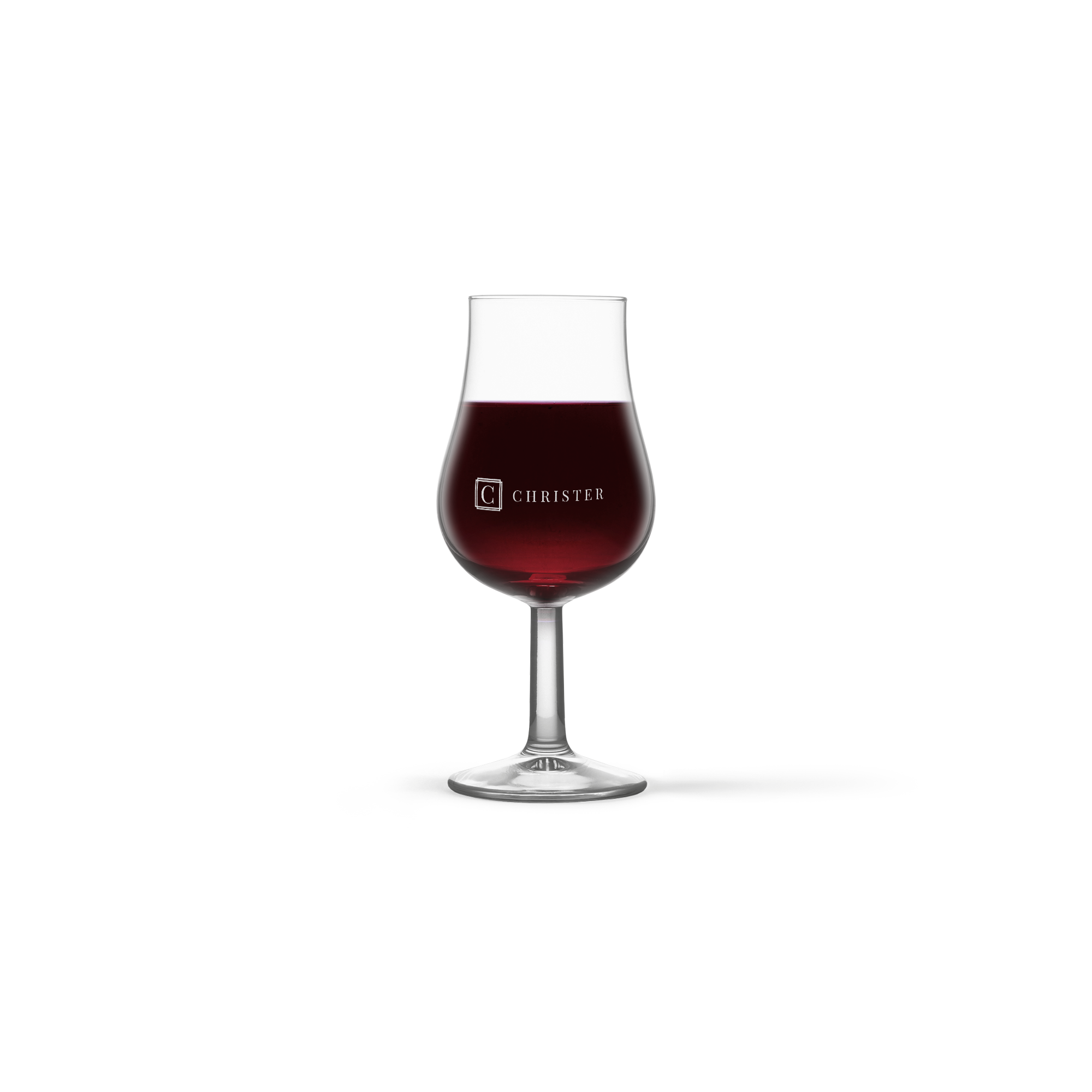 Portvinsglas med Gravyr