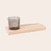 Wooden cardholder with personalised engraved candle holder Wooden cardholder with personalised engraved candle holder
