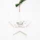 Déco de Noël - Etoile en bois