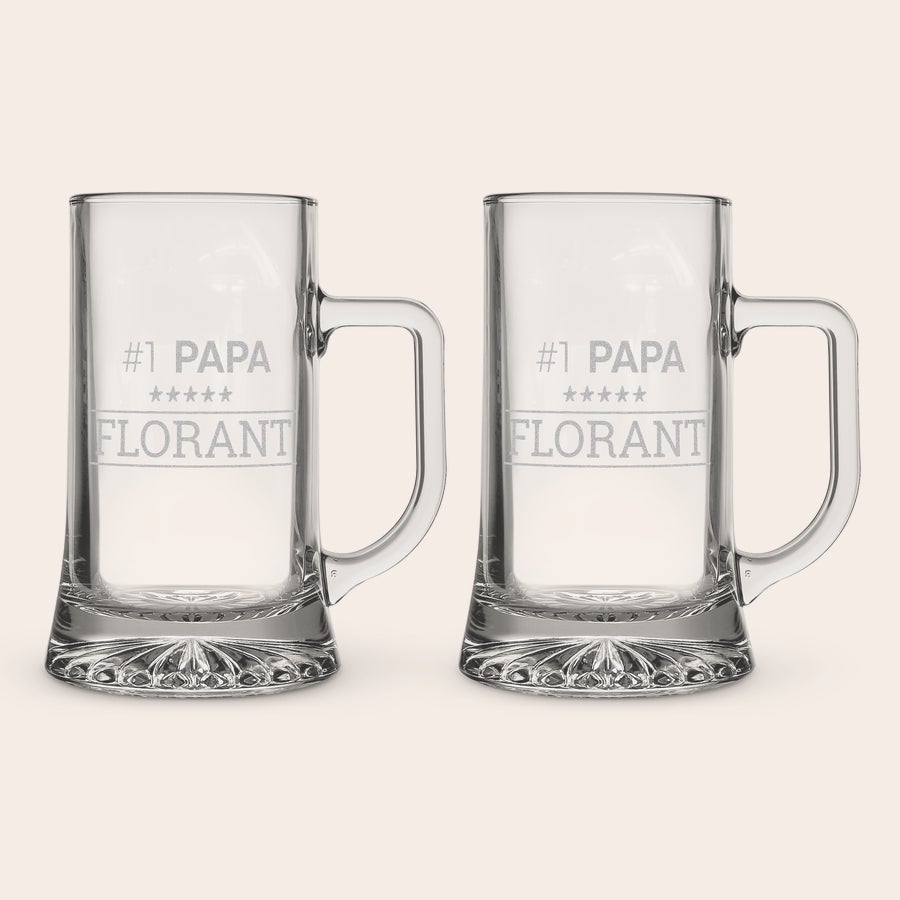 Chope de bière personnalisée Chope de bière personnalisée