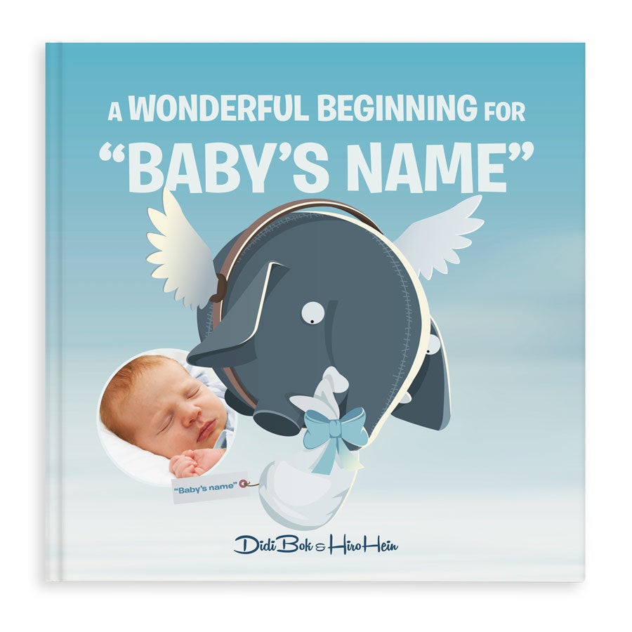 Personalised Olli baby book - Hardcover