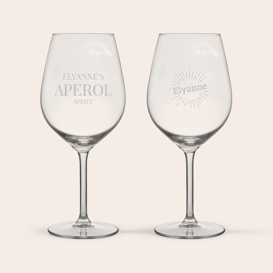 Aperol Spritz glas personaliseren Aperol Spritz glas personaliseren