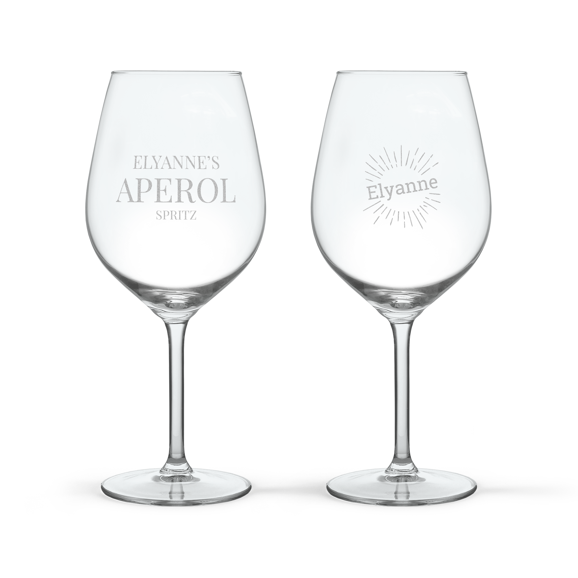 Aperol Spritz glas personaliseren