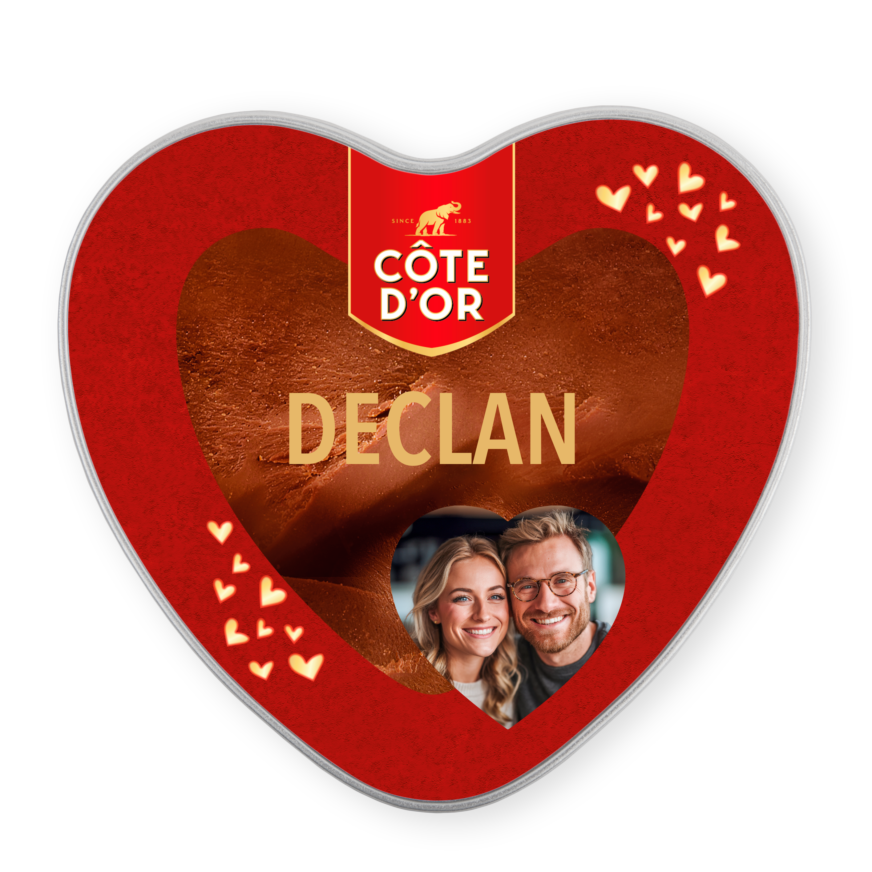 Presentförpackning med tryck - Côte d'Or Mini Bouchée