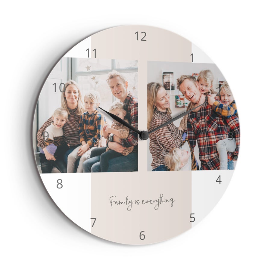 Personalised wall clock