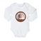 Personalised baby romper - Baby's first Christmas - White - 62/68
