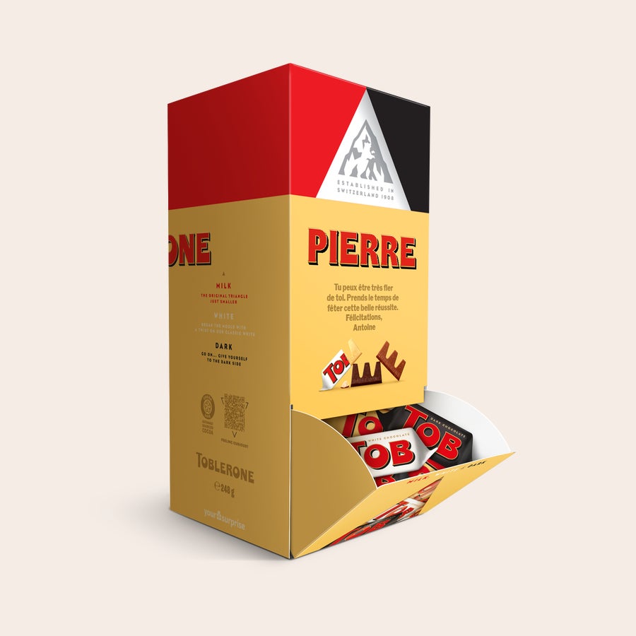 Distributeur de chocolat Toblerone Distributeur de chocolat Toblerone