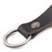 Luxury engraved leather keyring - Black