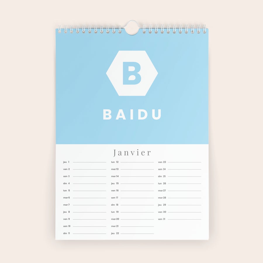 Calendrier personnalisé 2026 Calendrier personnalisé 2026