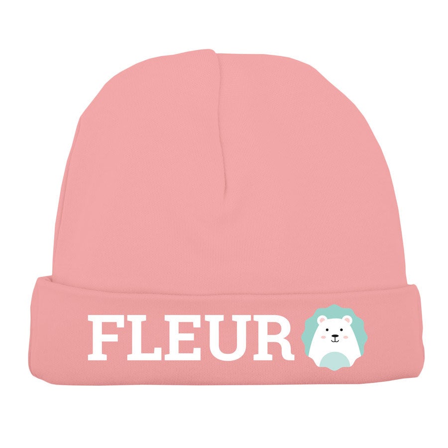 Babymuts bedrukken - Babyroze