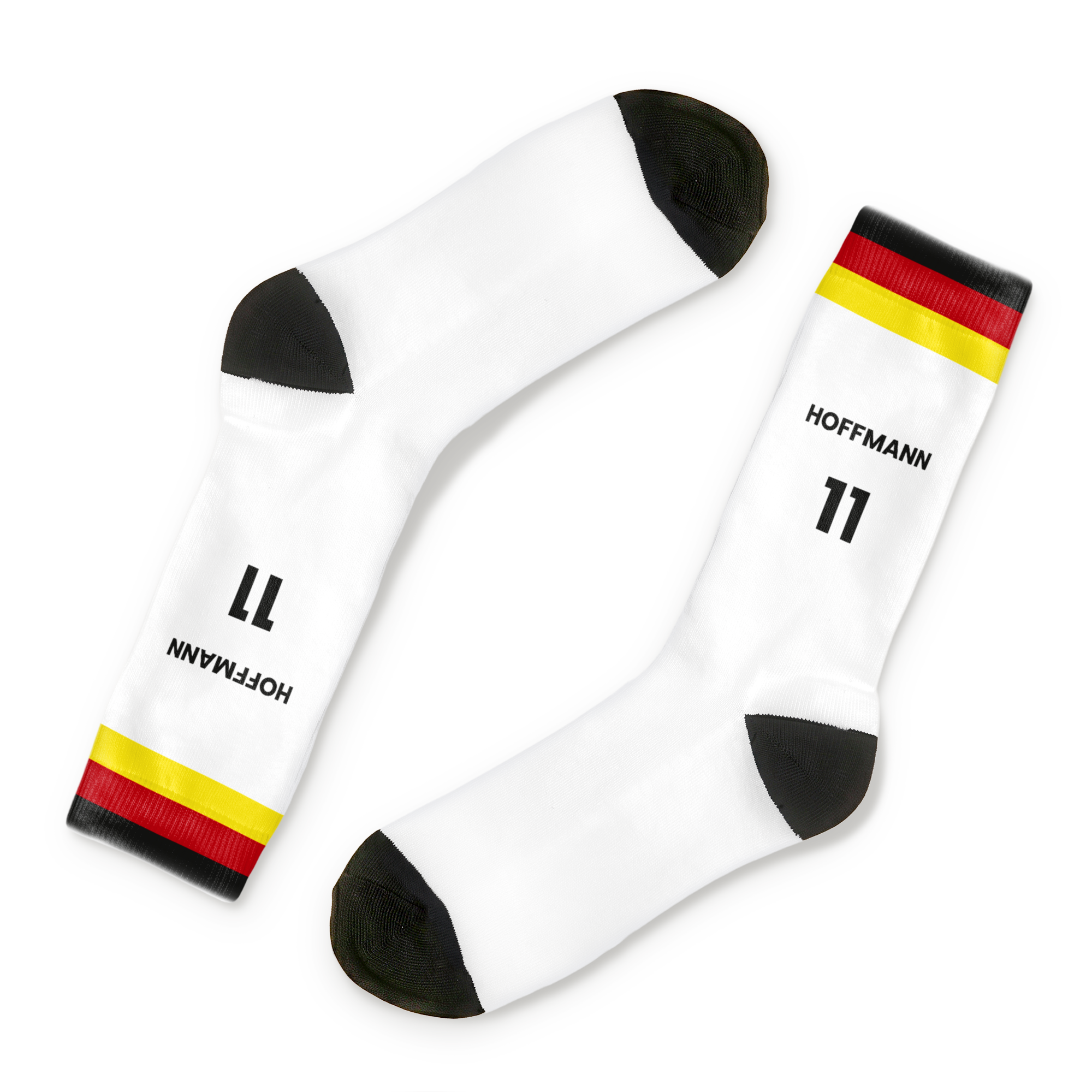 Fußballfan-Socken mit Bild