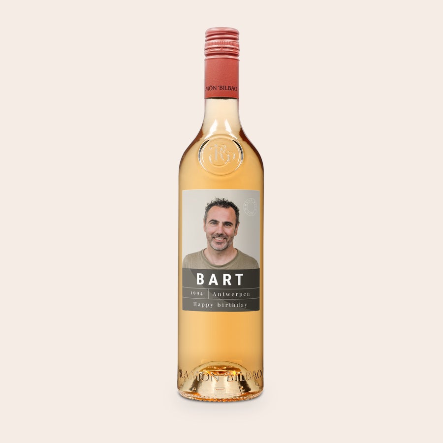 Wijn met bedrukt etiket - Ramon Bilbao Rosado Wijn met bedrukt etiket - Ramon Bilbao Rosado