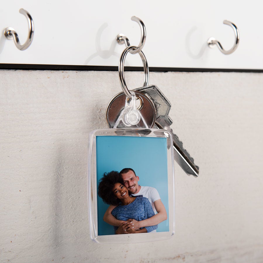 Acyrlic fénykép kulcstartó - kétoldalas (3-as készlet)