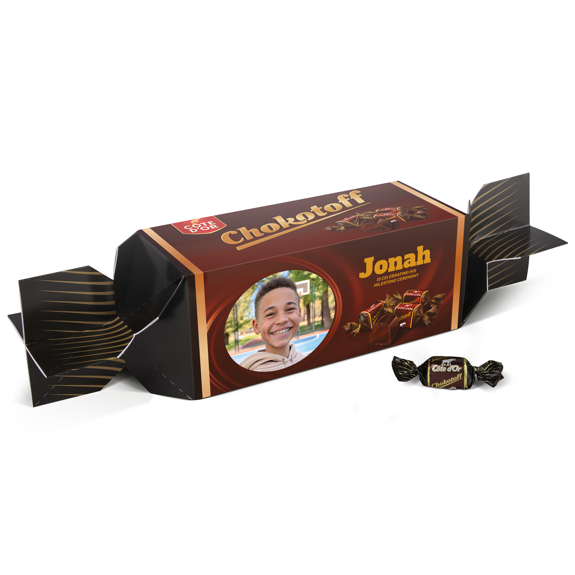 Personalised Chokotoff toffee gift