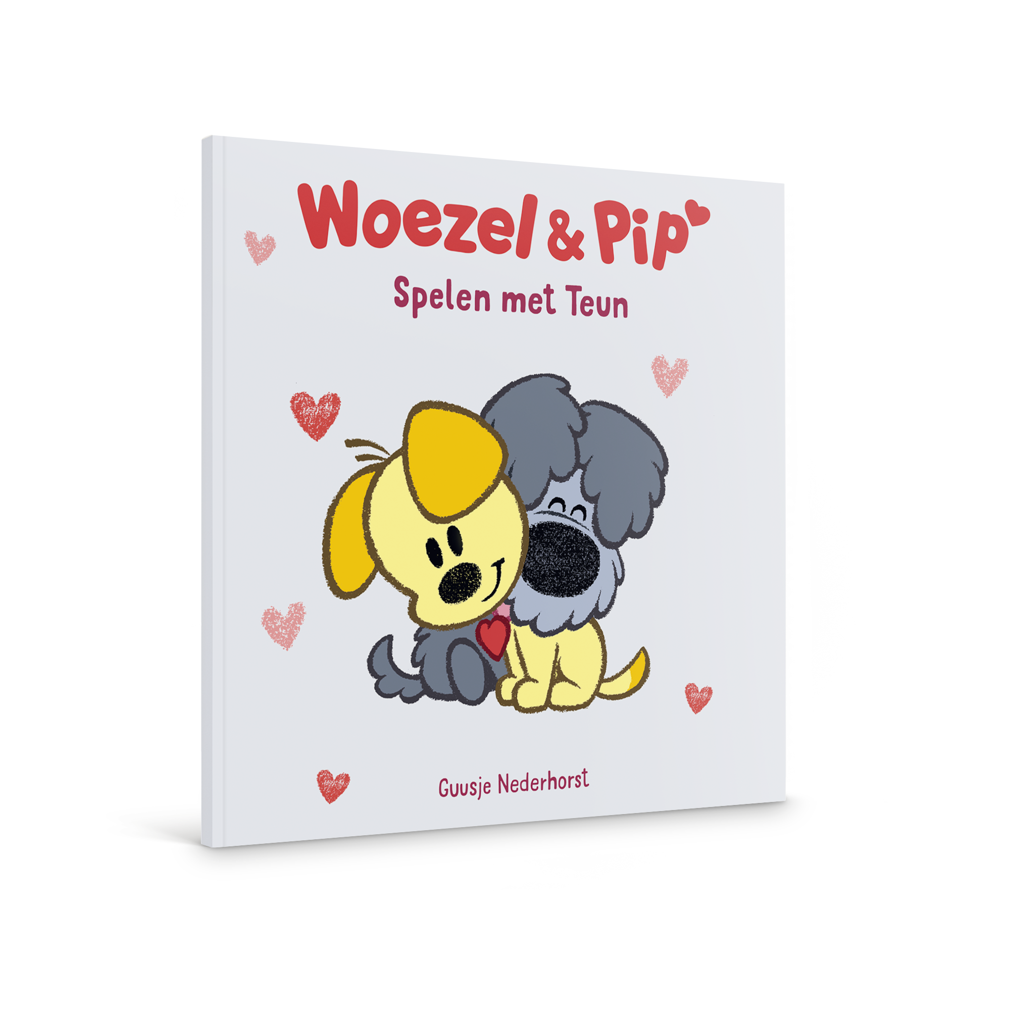 Boek met naam en foto - Woezel & Pip - Spelen met jou (Softcover) met gepersonaliseerde titel en naam van de auteur.