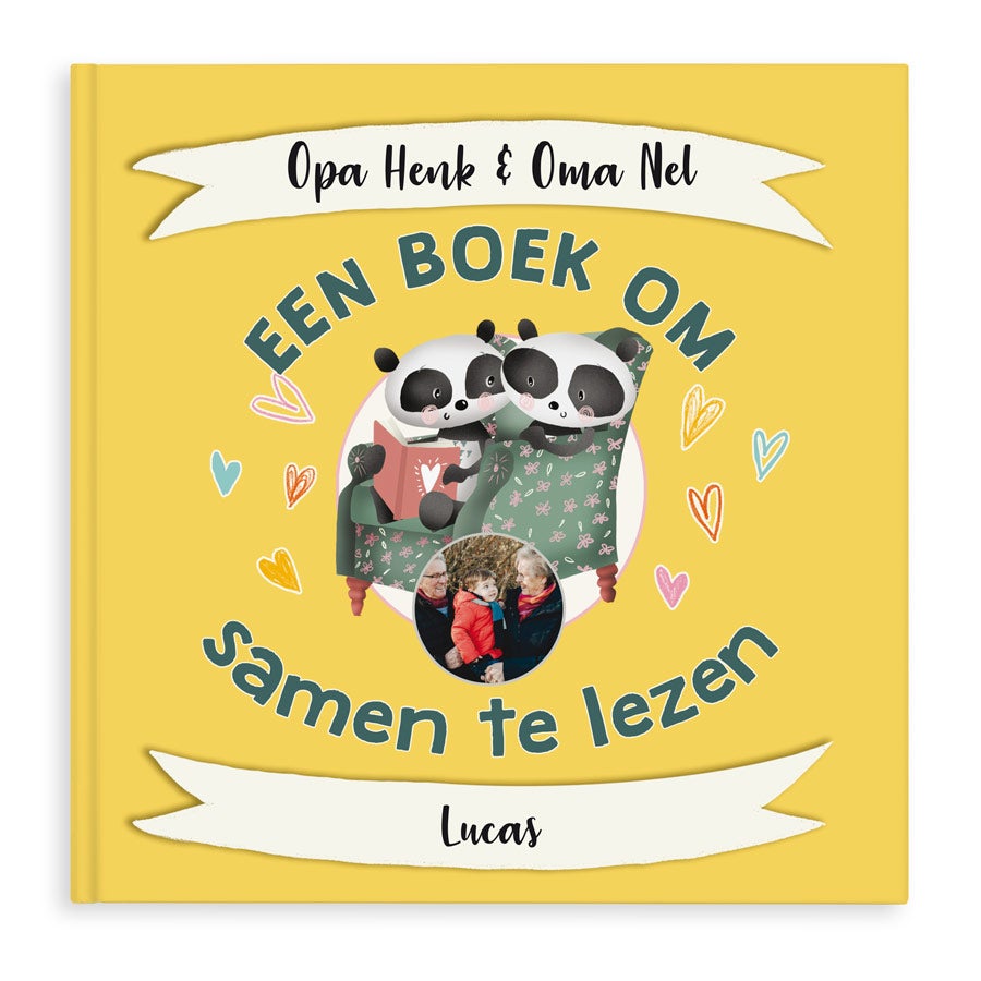 Afbeelding Om te lezen met opa & oma (Hardcover) door YourSurprise.nl