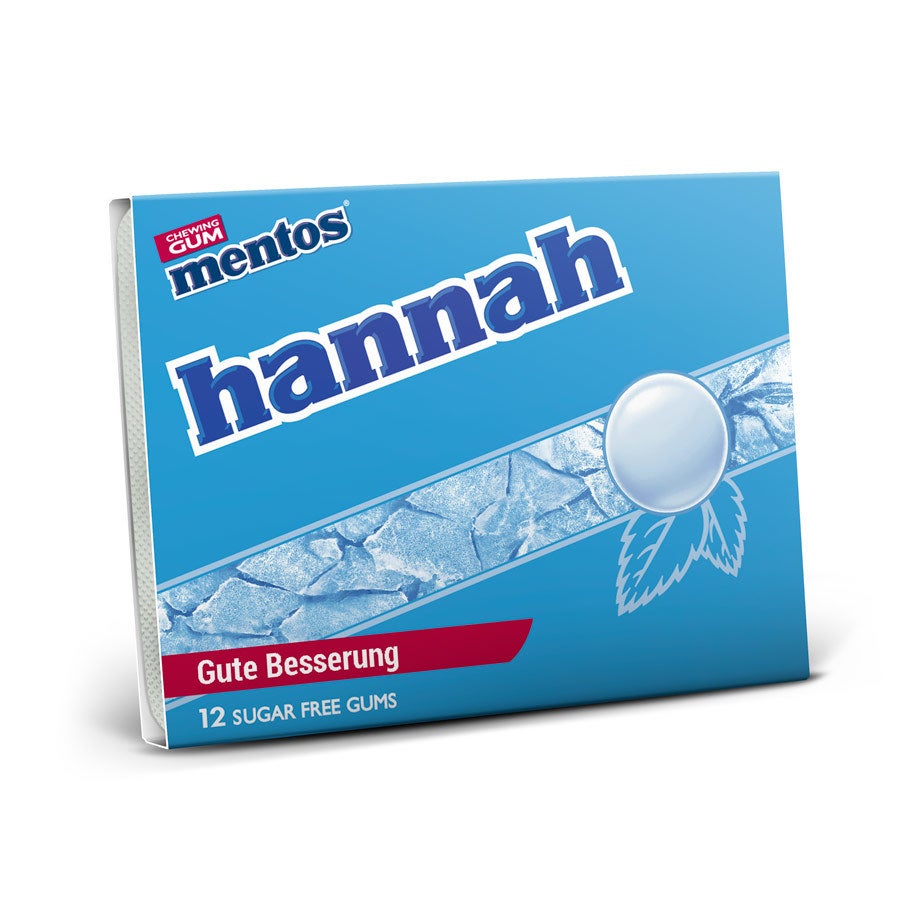 Mentos Kaugummi personalisieren