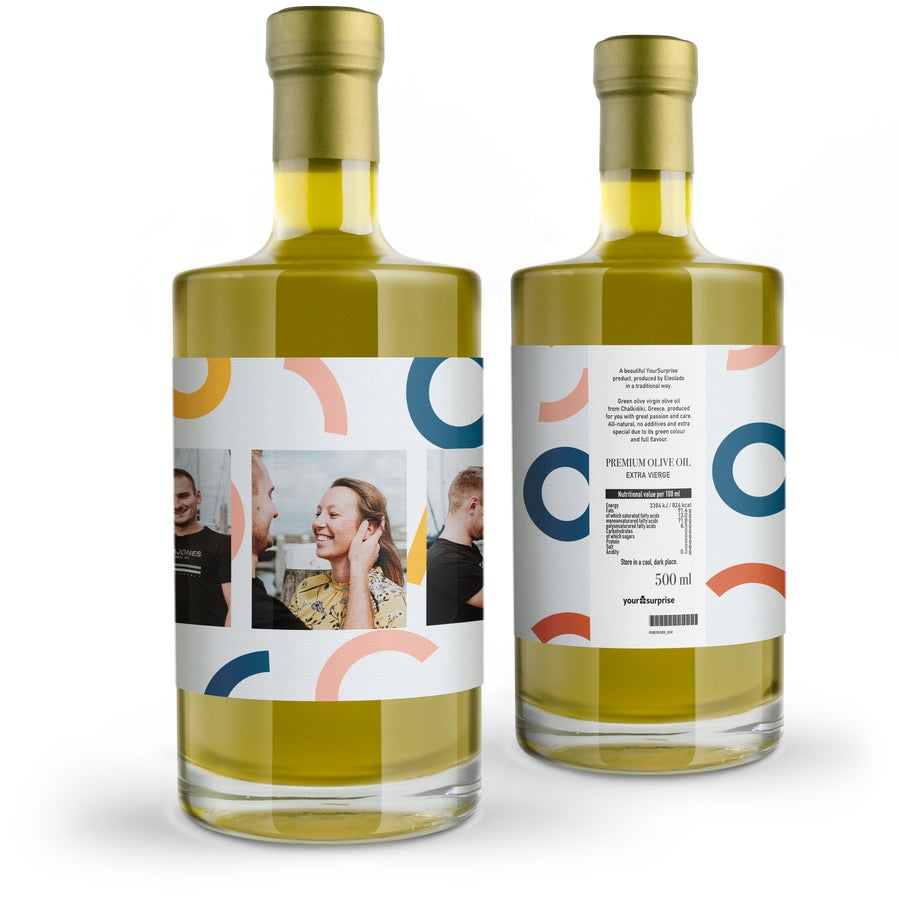 Olio d'oliva personalizzato - 500 ml