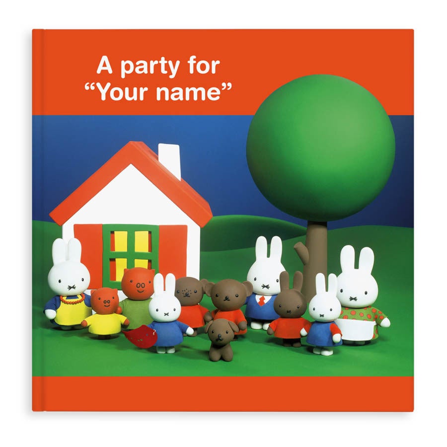 Boek met naam - Miffy a party for... (Engelstalig) (Softcover)