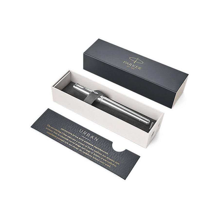 Personalised fountain pen - Parker - Urban - Silver - Right-handed