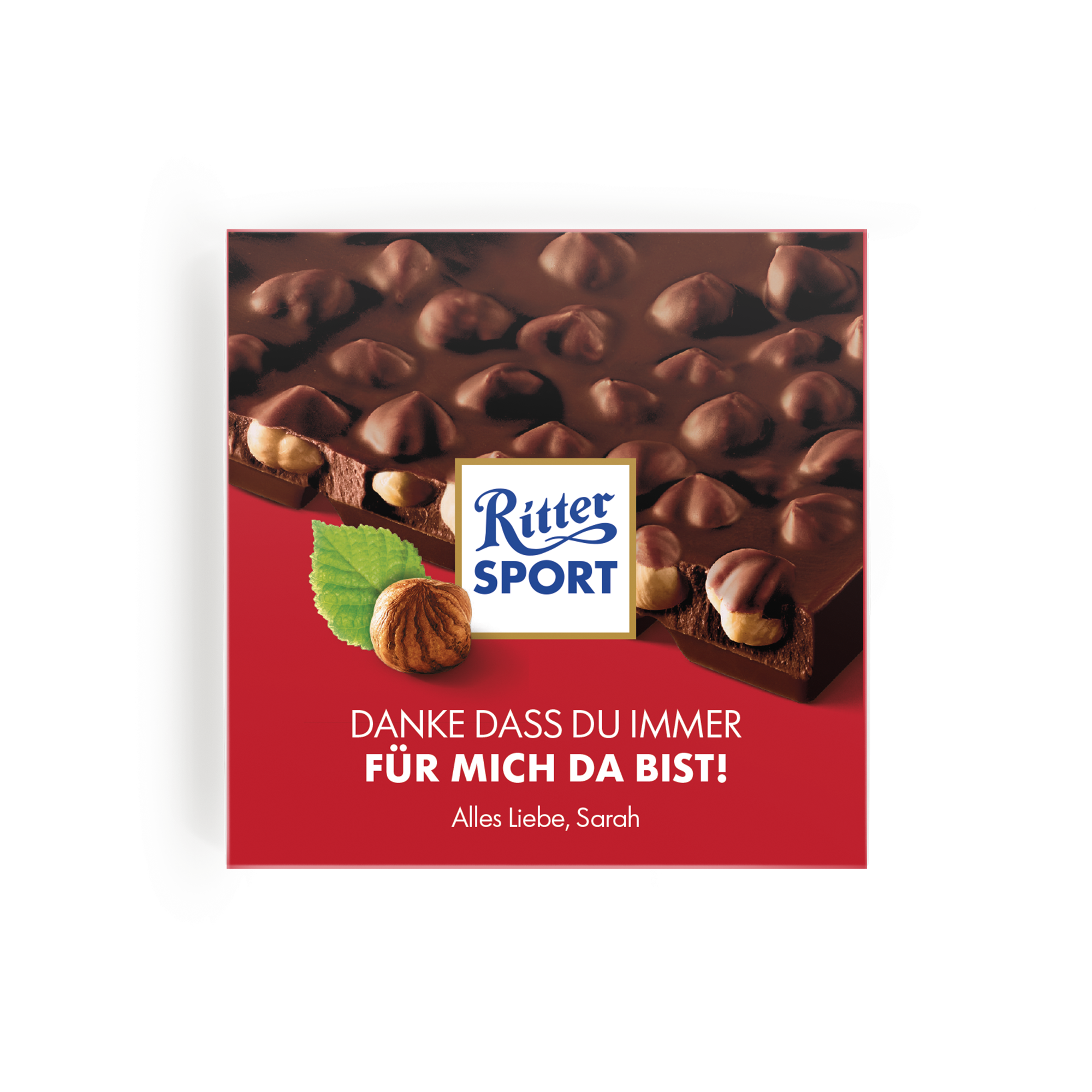 Personalisieren Sie Ritter Sport Schokolade