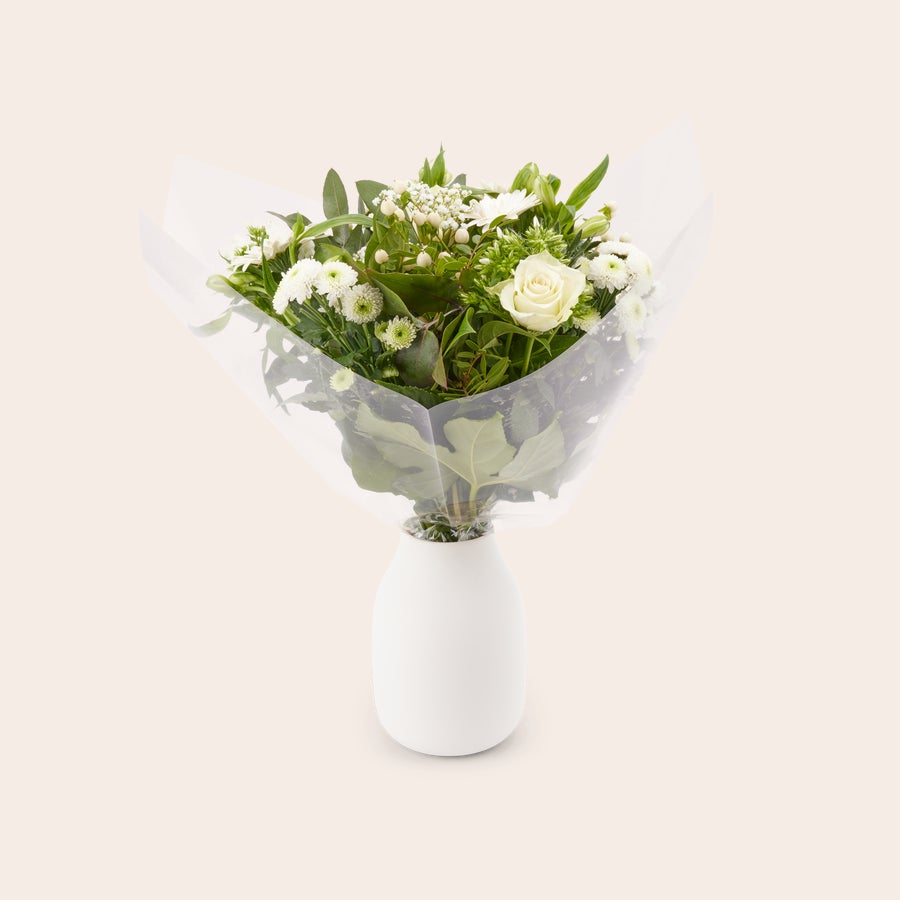 Witte bloemen boeket Witte bloemen boeket