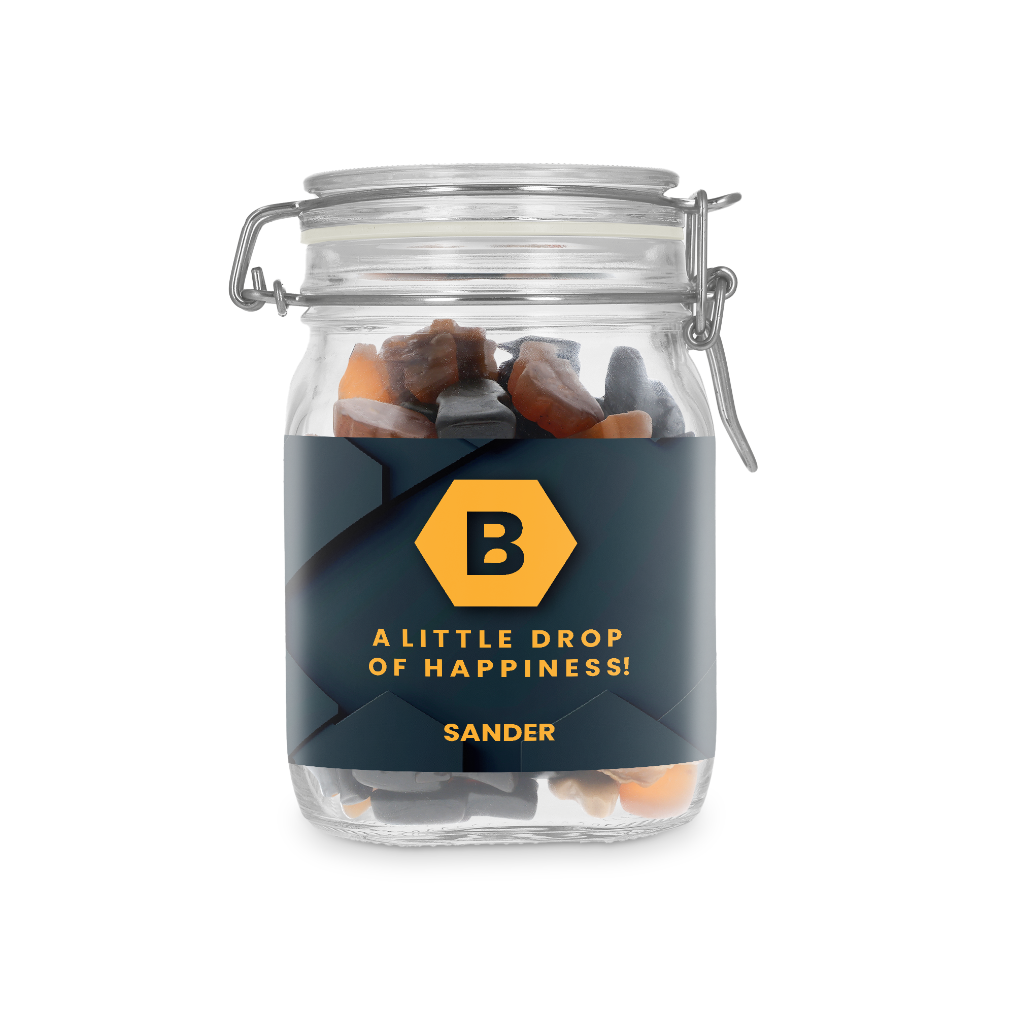 Personalised sweet jar