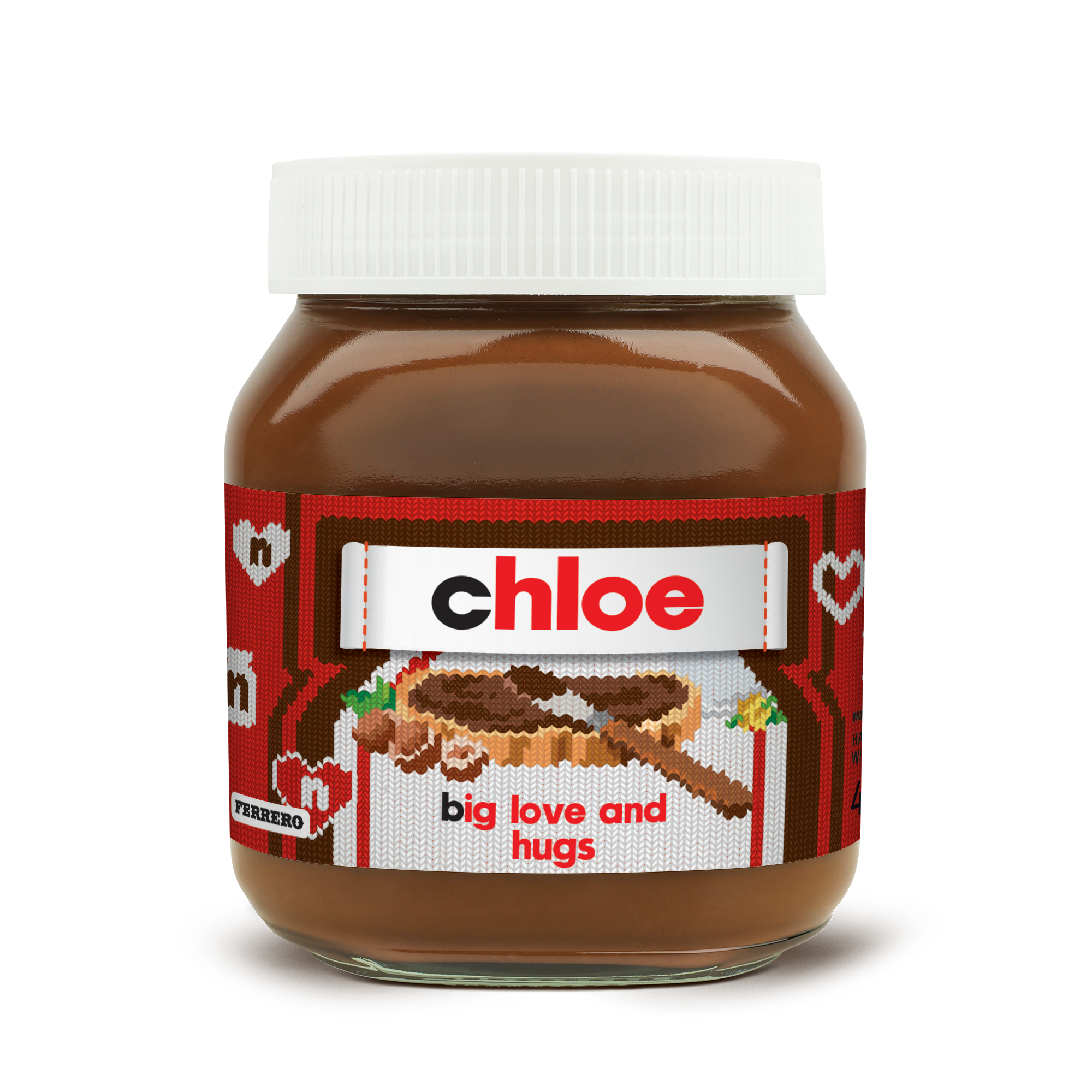 Personalised nutella® jar - 450 gr - Original with 