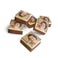 Solid chocolates - Square - set of 60