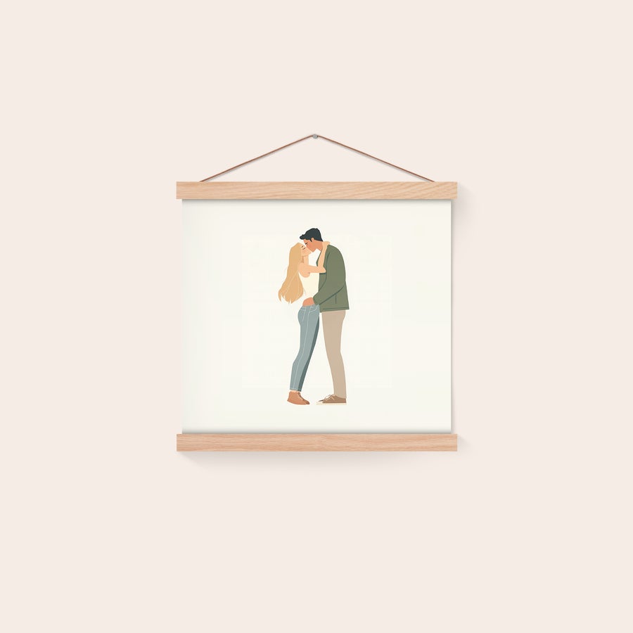 Poster personnalisé avec porte-affiche Poster personnalisé avec porte-affiche