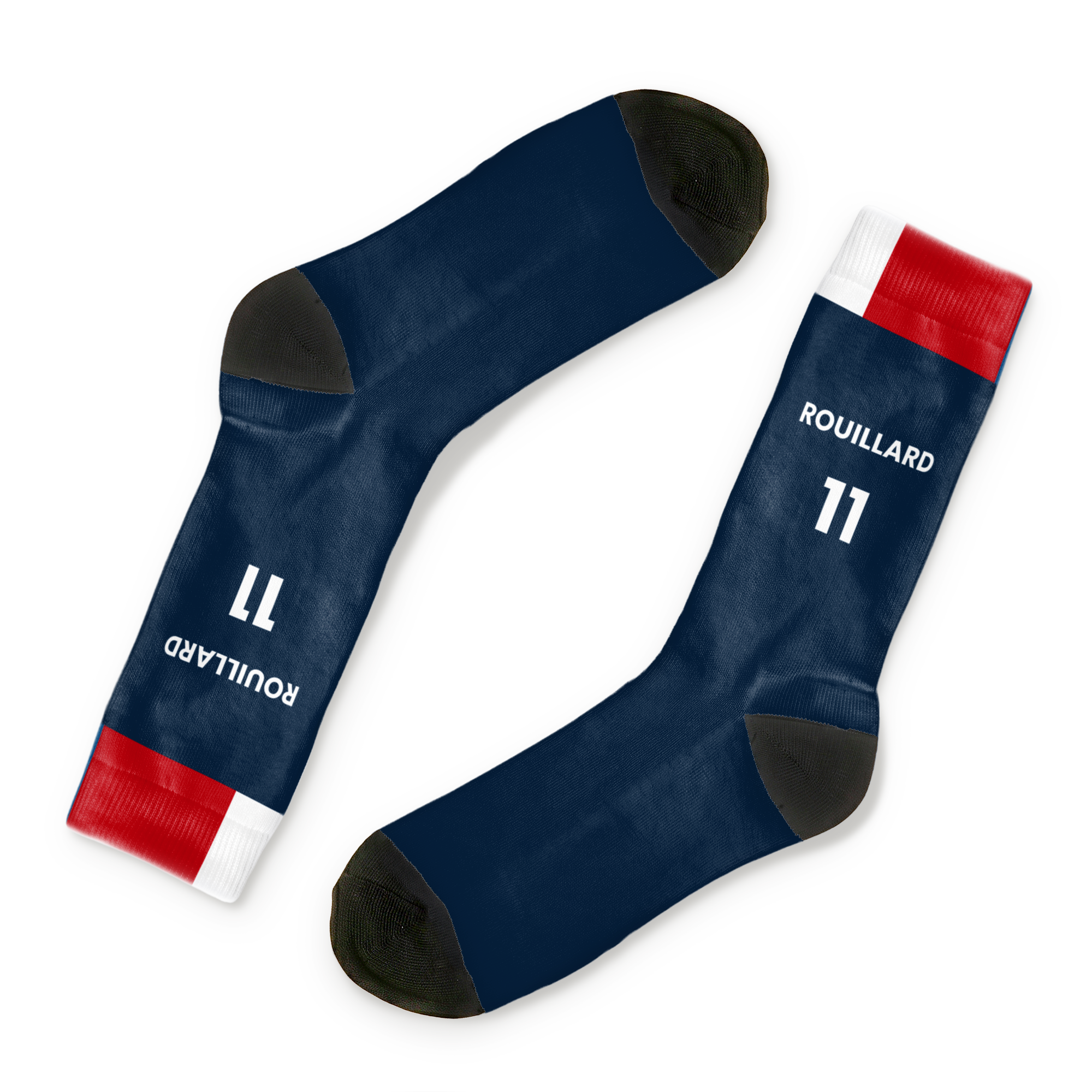 Chaussettes de football entièrement imprimées
