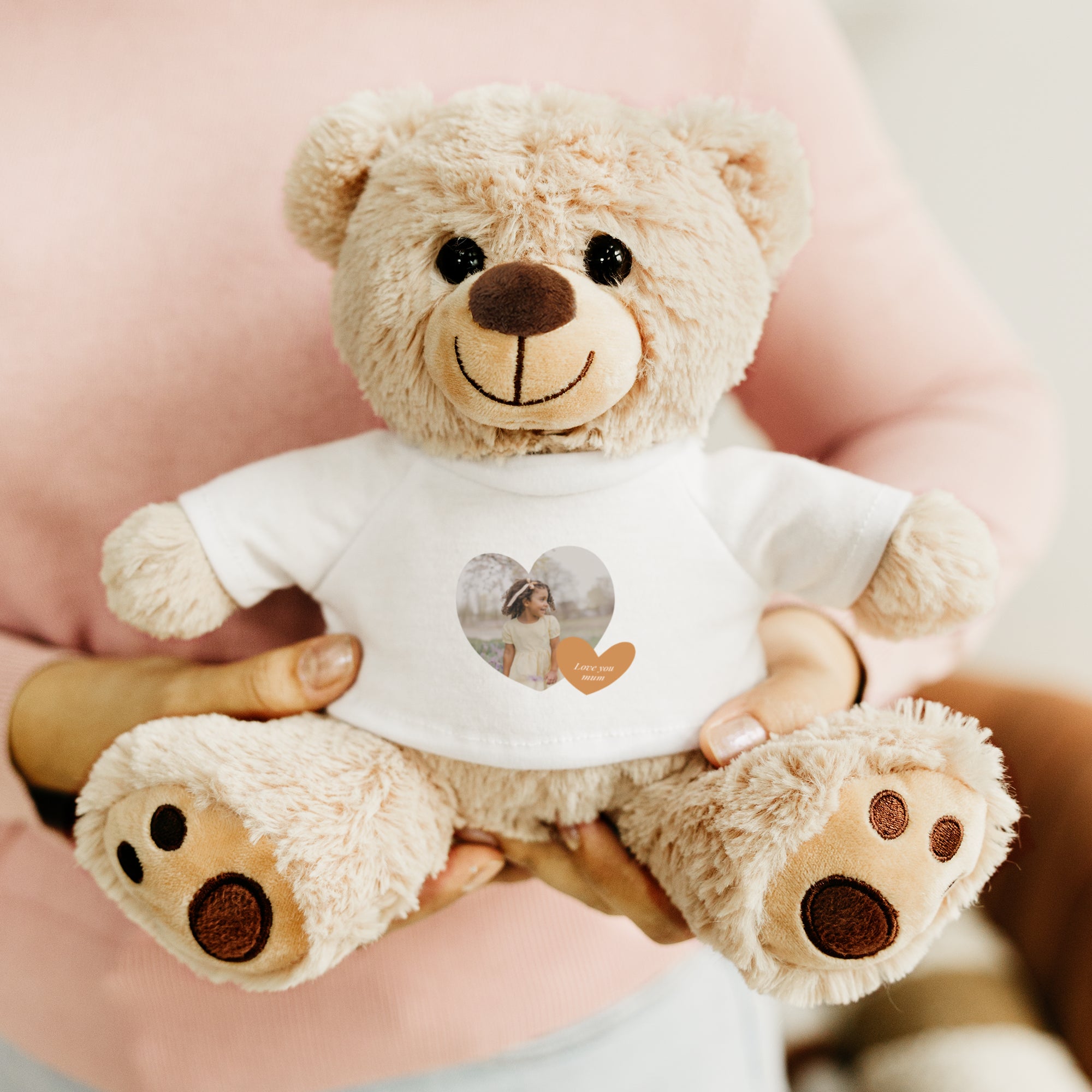 Personalizowany Miś ze zdjęciem - 20 cm
