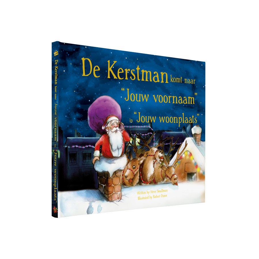 Boek met naam - De kerstman komt