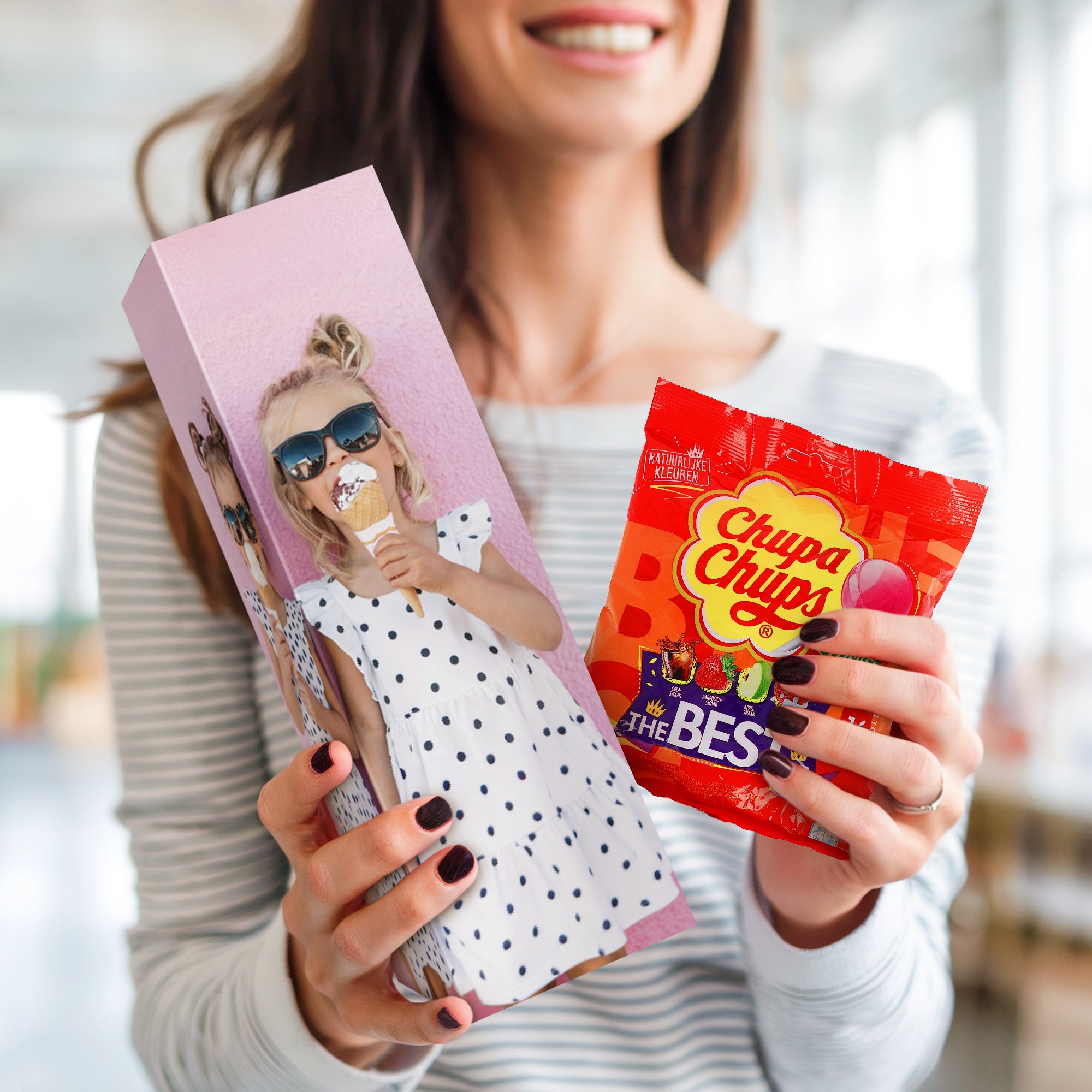 Lollys pakket personaliseren - 32 Chupa Chups lollys mix Lollys pakket personaliseren - 32 Chupa Chups lollys mix