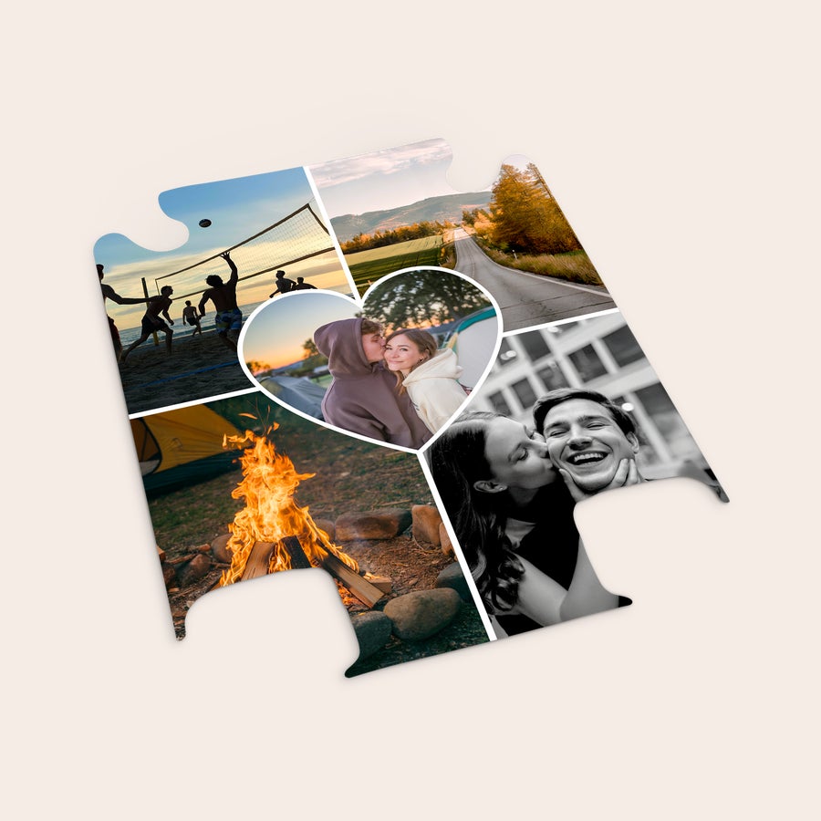 Koffer Extra Inlay Personalisierter Fotokoffer – Austauschbare Frontverkleidung bedruckt mit einer Collage aus Urlaubsbildern.