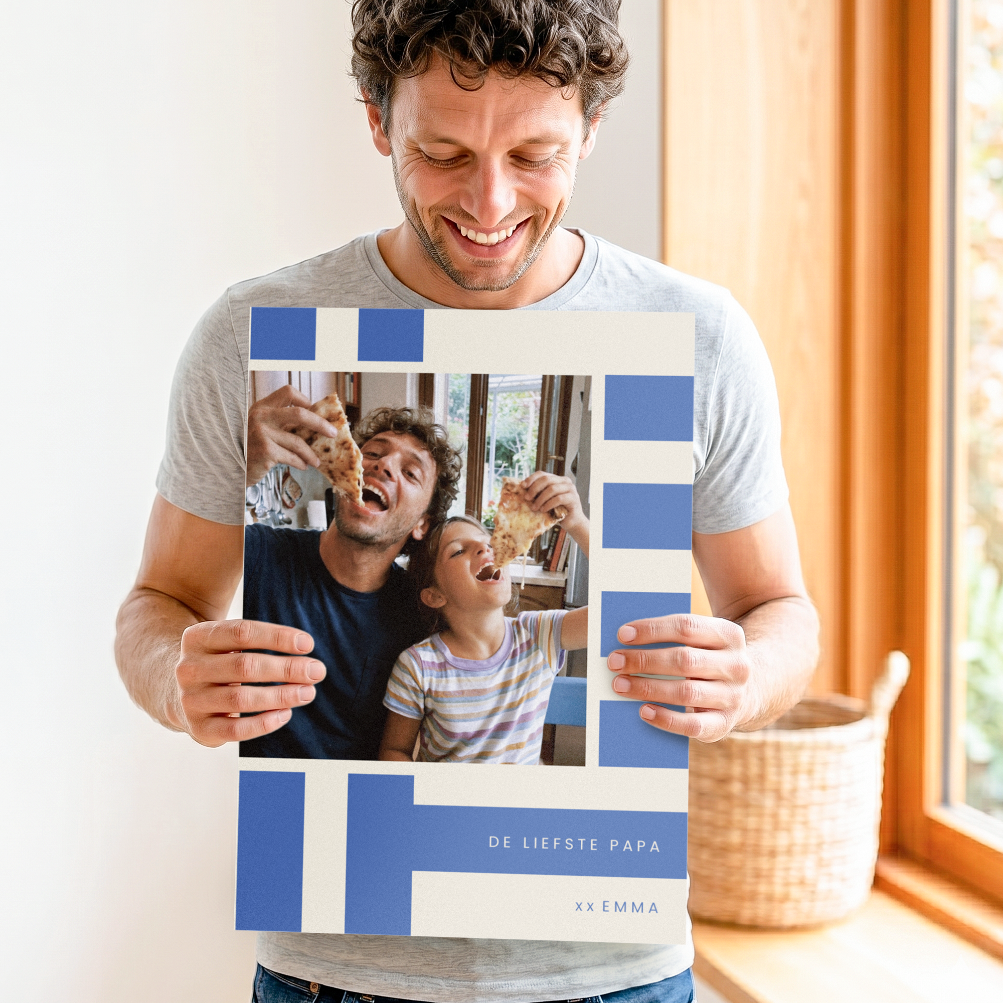 Mega wenskaart voor Papa  - Gepersonaliseerde - 50 cm